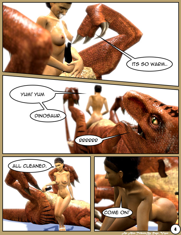 1boy 1girls 3d alyx_vance comic dinosaur dinosaur_boy english_text female garry's_mod half-life half-life_(series) half-life_2 human human_female male nude nude_female rage_viper raptor talking text