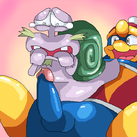 escargoon king_dedede kirby_(series) male_only tagme