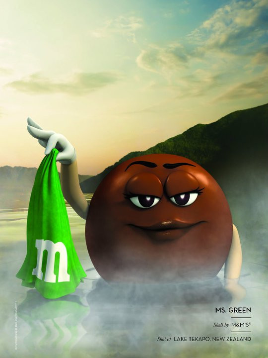 candy chocolate female female_only food food_creature green living_candy living_food m&m's mars_incorporated mascot ms._green naked no_humans official_art spokescandy