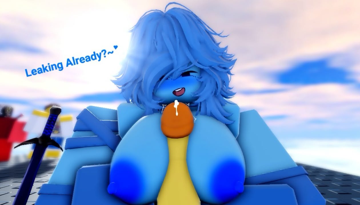 1girls, 3d, background characters, block tales, blue noob, breasts, circularx2, player (block tales), pov, red noob, roblox, roblox game, robloxian, shedletsky, shedletsky (block tales), source request, tagme