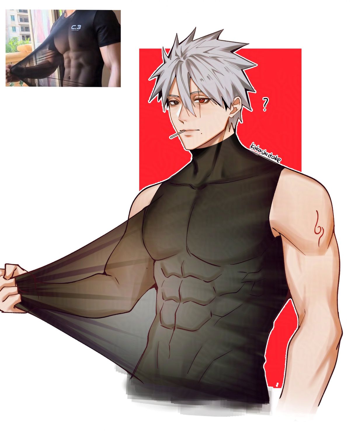 Hatake Kakashi (Naruto) Rule 34 Image