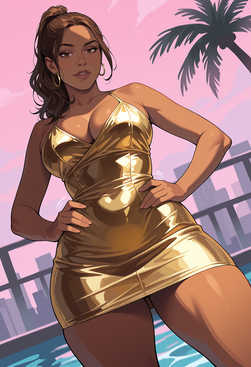 Lucia Caminos (Grand Theft Auto) Rule 34 Image