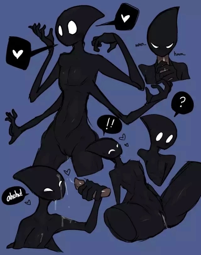 black body, collector (hollow knight), eyebrowless, hollow knight, no artist signature, no source, oral sex, sex, solid eyes
