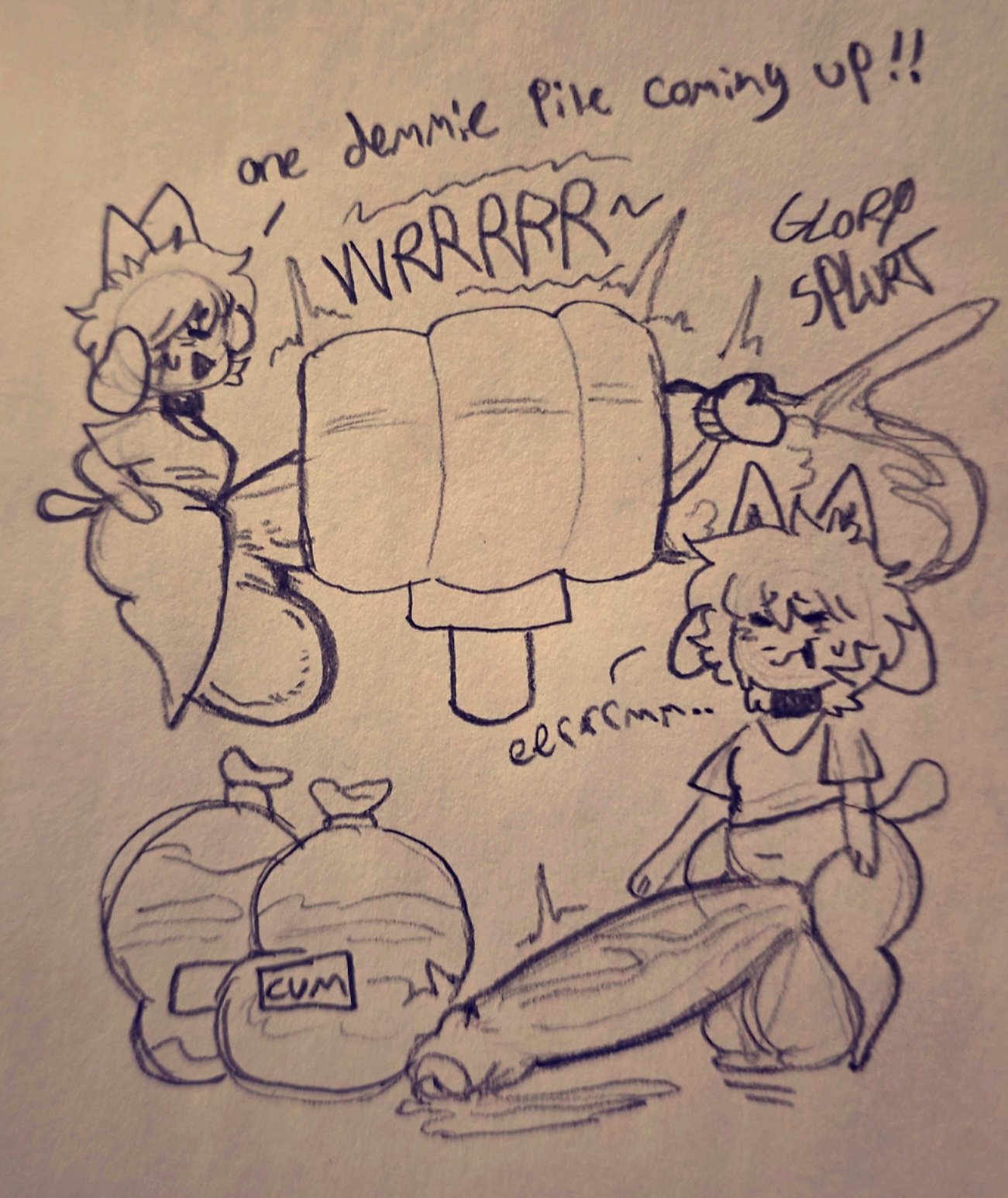 big penis, demmie (dork boi), dialogue, dork boi, huge cock, hyper penis, lewd dorky, male, penis, rule 63, solo, tagme, tem, temmie (undertale), thick thighs, undertale, undertale (series), wide hips