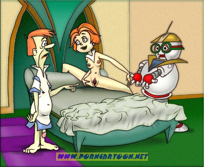 george_jetson hanna-barbera jane_jetson nipples porncartoon rudy_2 the_jetsons