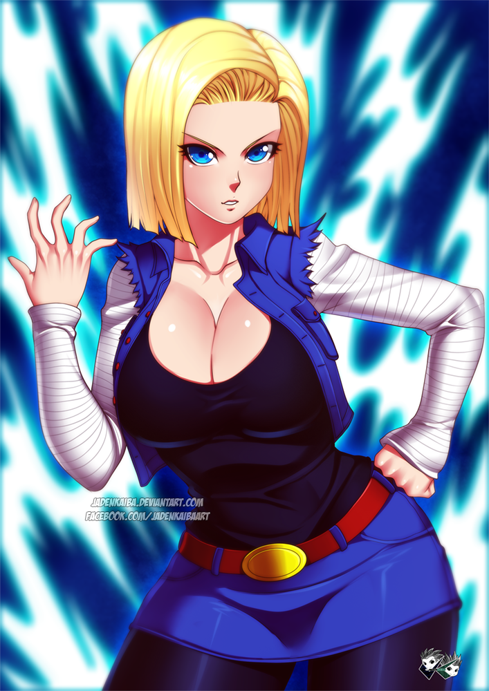 1girls, android 18, ass, blonde, blonde female, blonde hair, blonde-haired female, blue eyes, blue-eyed female, breasts, cameltoe, cleavage, curvy, dragon ball, dragon ball z, erect nipples, female, huge areolae, huge ass, huge breasts, jadenkaiba, lazuli (dragon ball), nipples, puffy nipples, pussy, short hair, short-haired female, thick lips, voluptuous, wide hips, yellow hair