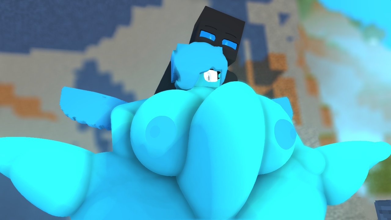 3d, 3d (artwork), allay (minecraft), ass, aurora (hbtheender), big ass, big breasts, breasts, casual, casual nudity, deep penetration, female, hb (hb the ender), hbtheender, huge ass, huge breasts, huge cock, hyper penetration, hyper penis, hyper stomach bulge, male, minecraft, paizuri, penetration, penis, sex, shortstack, stomach bulge, stomach bulge paizuri, straight