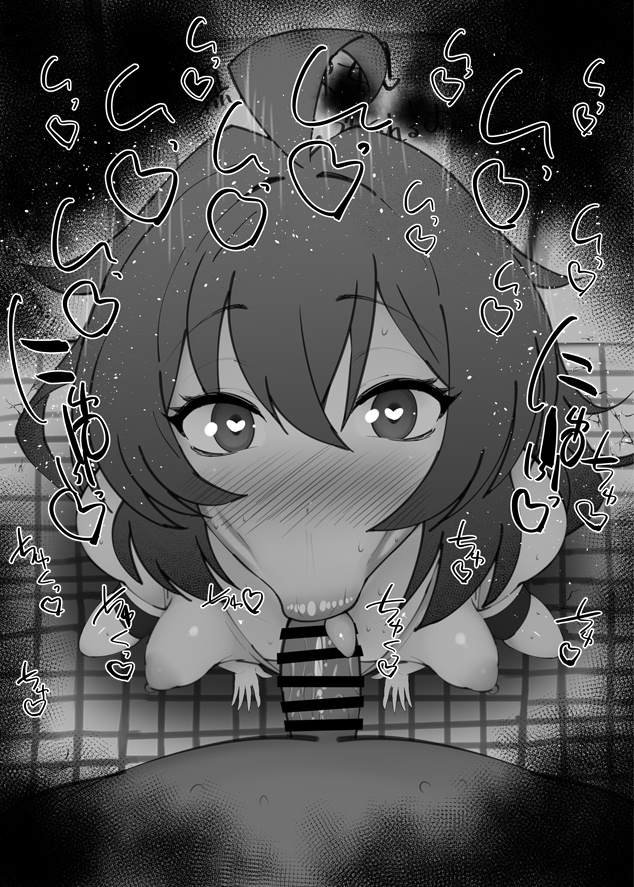 1boy 1girls :>= ahoge big_penis black_and_white black_cock black_penis blowjob blue_archive blush censored dark-skinned_male dark_skin detailed_background drooling erect_nipples eyelashes fellatio hat heart heart-shaped_pupils human indoor inside kurotama long_hair looking_at_viewer maki_(blue_archive) male male_pov millennium_science_school_student oral oral_sex ribbon room saliva shiny shiny_skin sketch small_breasts sound_effects squatting sweat text tied_hair tongue_out vein veins veiny veiny_penis veritas_(blue_archive)