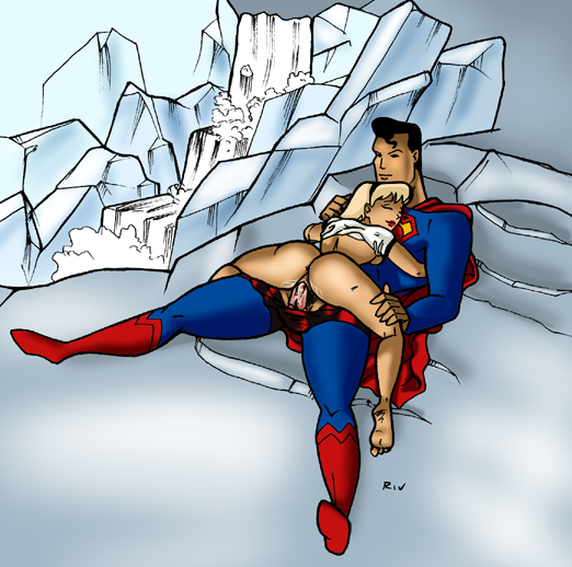 ass blonde_hair cousin cousins cowgirl_position dc_comics dcau female_on_top girl_on_top hugging incest miravi sex supergirl superman superman:_the_animated_series superman_(series)