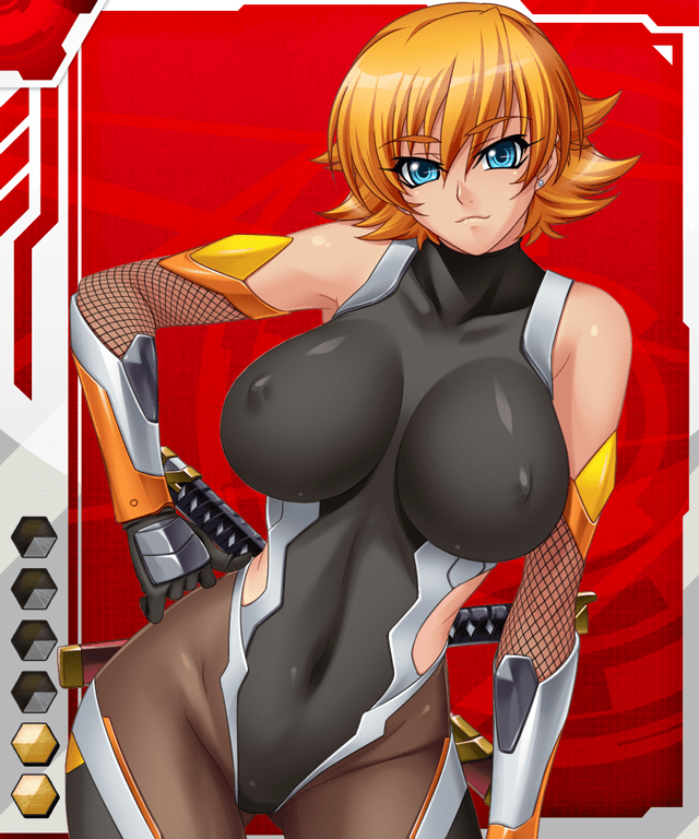 00s blue_eyes bodysuit card_(medium) card_(r) card_(red-r) female female_focus fully_clothed igawa_sakura kagami_hirotaka lilith-soft nipples official_art orange_hair short_hair smile solo taimanin_(series) taimanin_asagi taimanin_asagi_battle_arena taimanin_asagi_battle_arena_all_card_gallery taimanin_asagi_kessen_arena tight_clothing