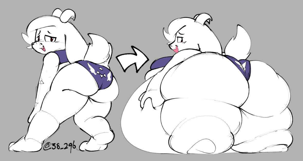 1boy 2d 38_296_(artist) aged_up anthro anthro_male anthro_only asriel_dreemurr bhm caprine chubby chubby_male deltarune fat furry furry_male furry_only humanoid humanoid_male humanoid_only hyper_belly male male_only mammal mammal_humanoid overweight overweight_male presenting presenting_hindquarters solo tagme undertale undertale_(series) weight_gain