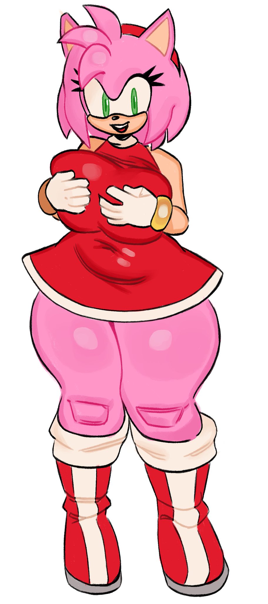 amy_rose sonic_(series) voluptuous_female