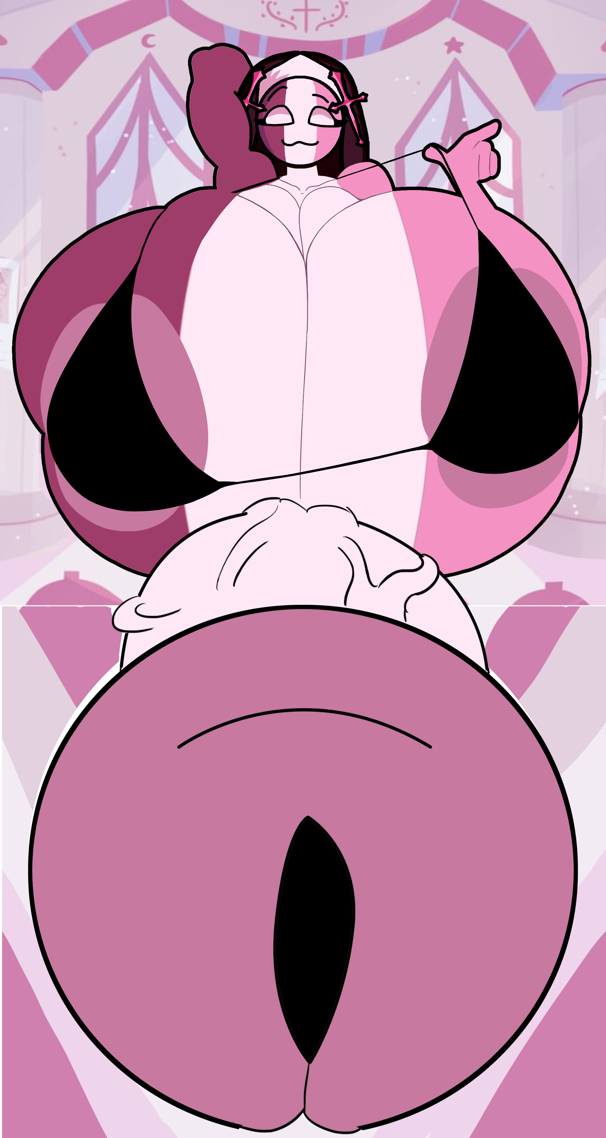 bikini, edit, friday night funkin, friday night funkin mod, front view, futanari, glans, huge cock, hyper breasts, jpg, looking at viewer, mid fight masses, pov, sarvente (dokki.doodlez), sketch, tagme, tasteofchoklit (edit), urethra, ytfvbk (artist)