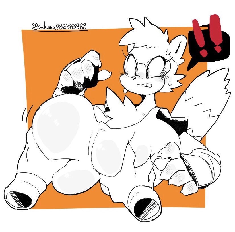!, 1girls, ambiguous gender, anthro, breast grab, breasts, female, furry, huge breasts, idw comics, idw publishing, lemur, mobian (species), partially colored, primate, sakana8888888, sega, sonic (series), sonic the hedgehog (comics), sonic the hedgehog (idw), sonic the hedgehog (series), sonickle, tangle the lemur