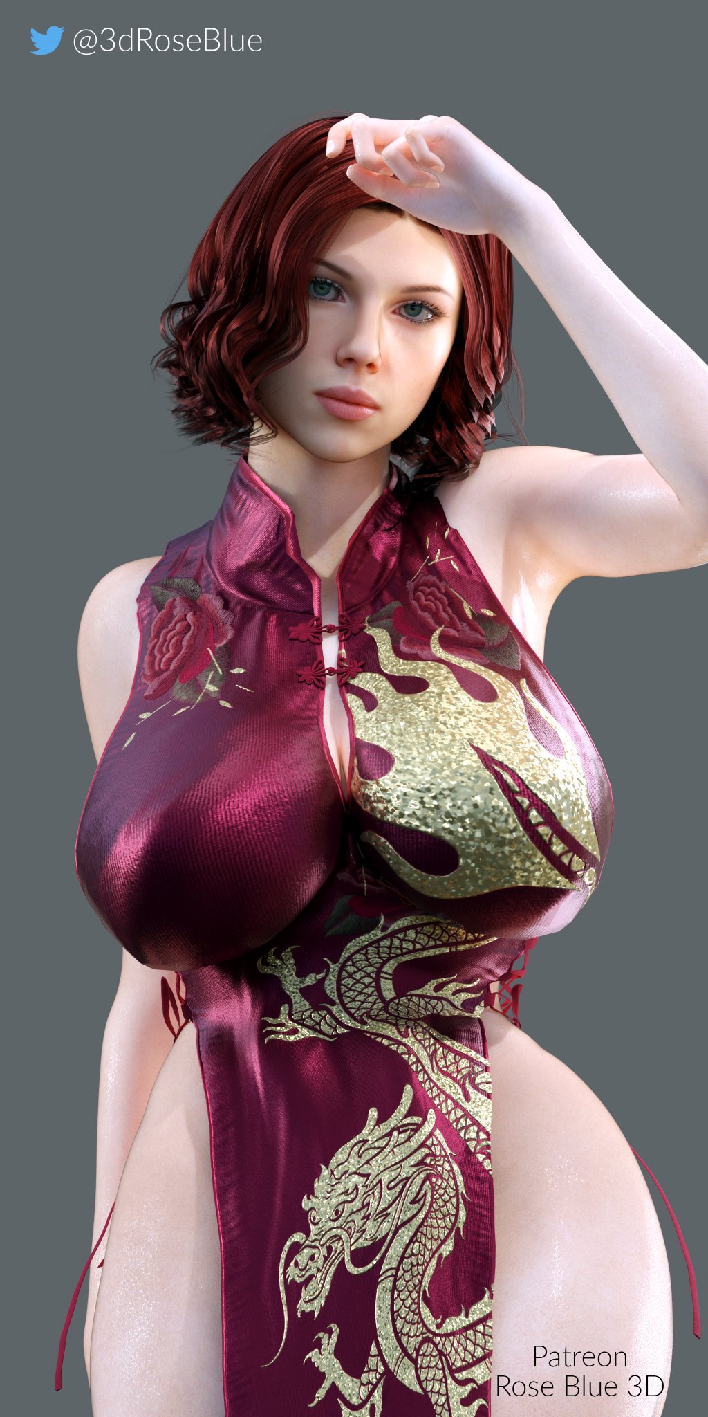 1girls, 3d, ass, avengers, big ass, big breasts, black widow (marvel), bottom heavy, breasts, busty, china dress, curvy, curvy figure, female, female focus, female only, hero, heroine, hips, hourglass figure, huge ass, huge breasts, human, human only, large ass, large breasts, legs, light skin, light-skinned female, marvel, marvel cinematic universe, marvel comics, natasha romanoff, red hair, rose blue 3d, scarlett johansson, slim waist, solo, superheroine, thick, thick hips, thick legs, thick thighs, thighs, top heavy, voluptuous, waist, wide hips