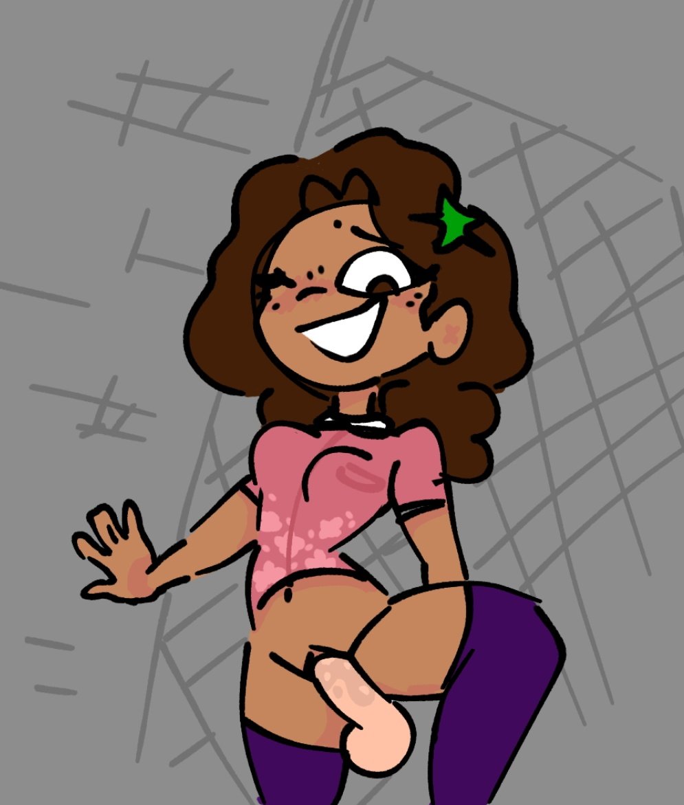 1girl 1girls aged_up big_head brown_body brown_eyes brown_hair brown_skin cassie_(fnaf) cute dark-skinned_female five_nights_at_freddy's five_nights_at_freddy's:_security_breach fnaf girl legs_up no_panties penetration penis_in_pussy pussy pussy_fucking sex stalker8018 straight thighs vaginal_penetration