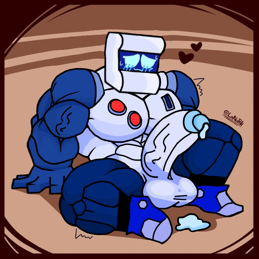 8-bit_(brawl_stars) brawl_stars lanopoli male male_only muscle muscular_male robot