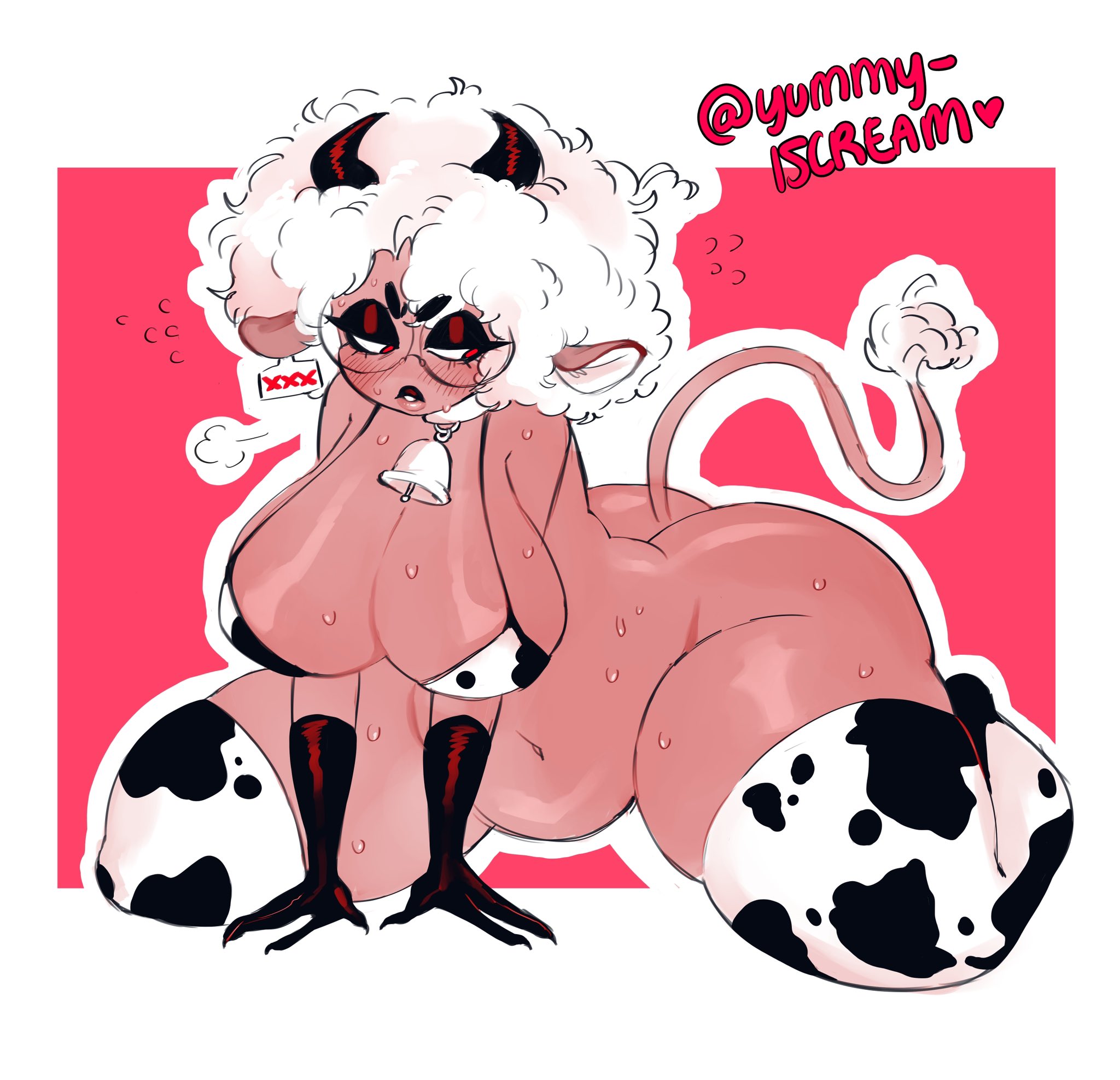 ass, bbw, chubby, cow girl, female, huge ass, original, original character, yummyiscream