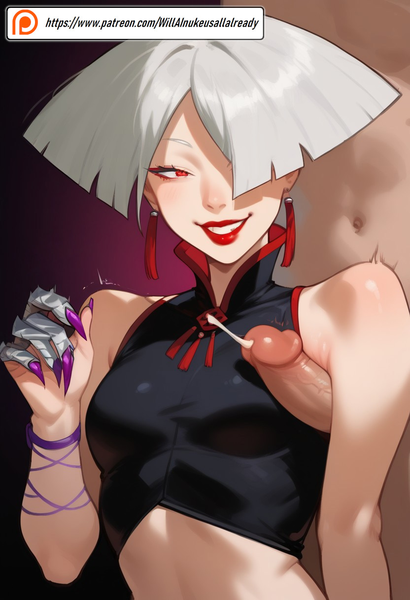 a.k.i., ai generated, armpit fetish, armpit sex, armpits, female, male, penis, pitjob, street fighter, street fighter 6, willainukeusallalready