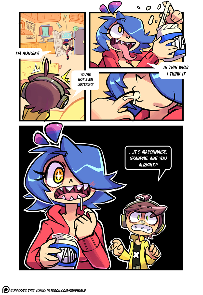 comic dumfer female gerph skarp_world skarpne_(skarp_world) tagme