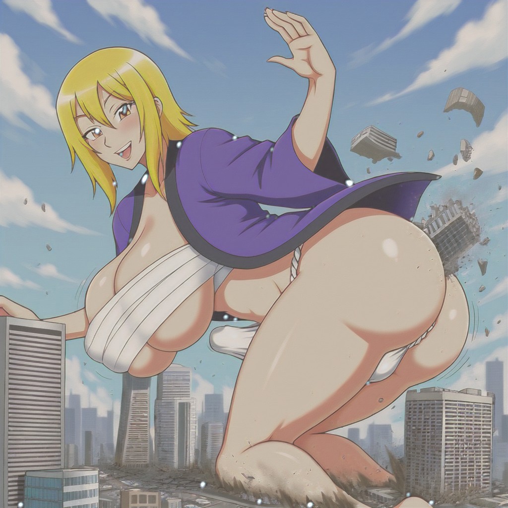 1futa ai_generated ass ass ass_shake assquake big_ass big_breasts big_butt breasts city_destruction debris destruction earthquake erection erection_under_clothes erection_under_loincloth falling_debris falling_rocks fundoshi fundoshi_futanari fundoshilover101 futanari giantess happi_(clothing) huge_ass huge_breasts huge_butt sarashi