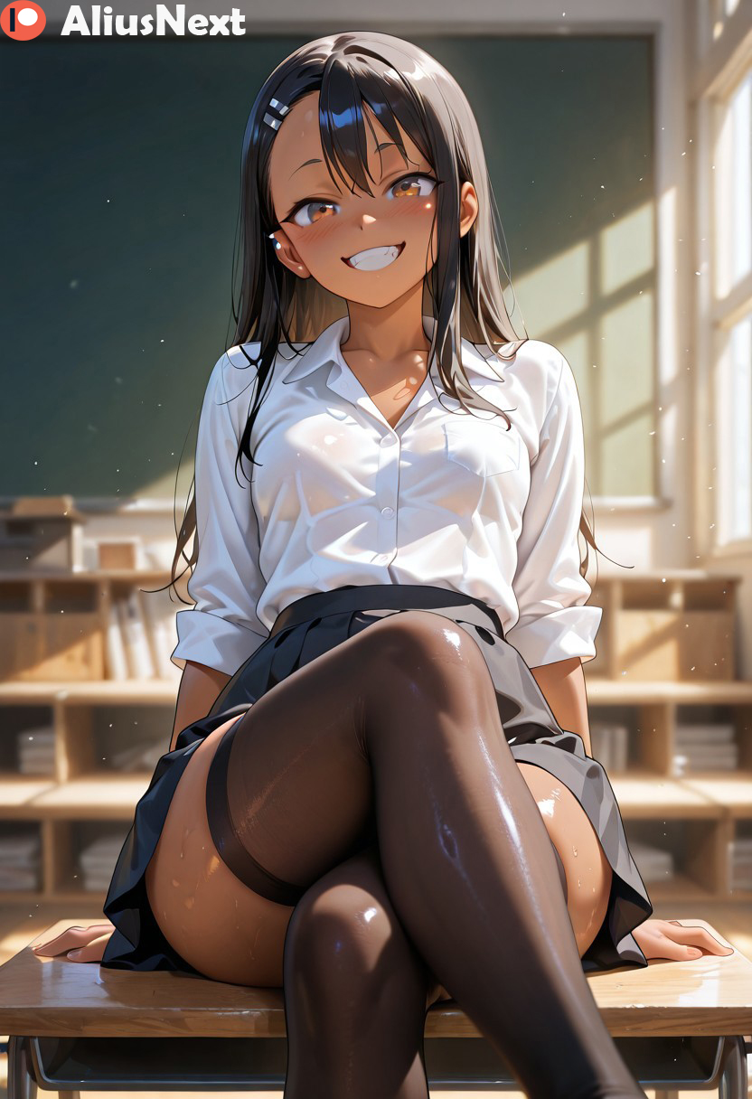 1girls, ai generated, aliusnext, ass, big ass, big breasts, black hair, breasts, female, female only, hayase nagatoro, huge ass, lingerie, patreon, please don't bully me, nagatoro, schoolgirl, skirt, stockings, sweat, sweatdrop, sweating, sweaty, sweaty body, sweaty breasts, tanned, tanned female, tanned skin, thick, thick ass, thick hips, thick legs, thick lips, thick thighs
