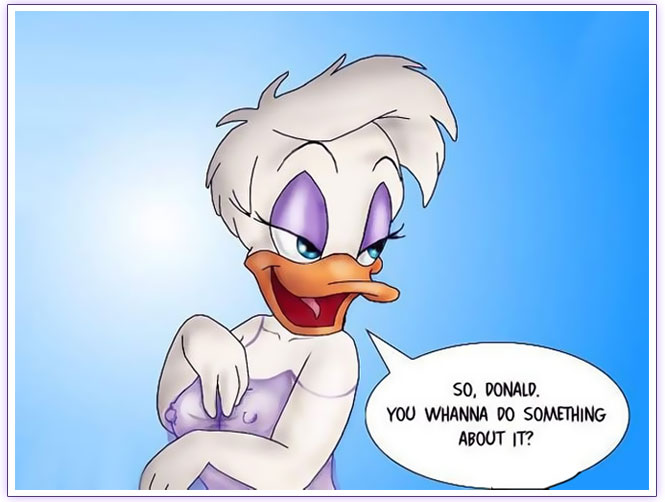 anthro anthro_only daisy_duck disney nipples quack_pack soft_feathers tagme