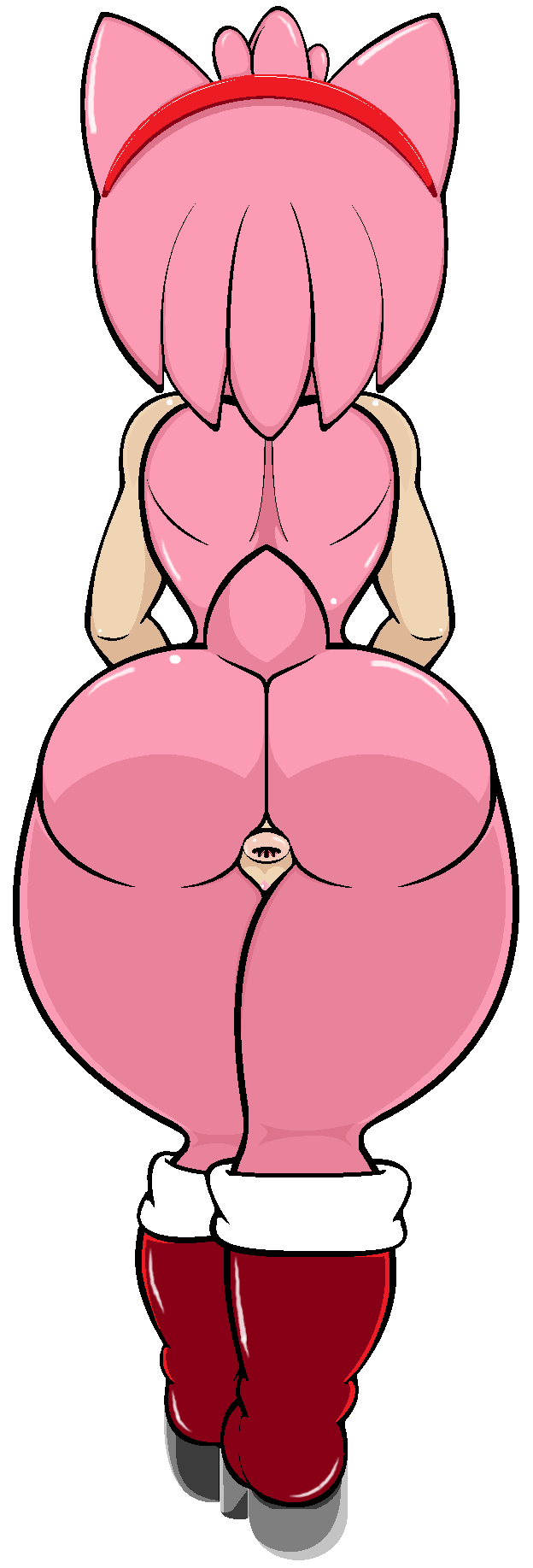 1girls 2018 amy_rose animal_ears anthro anthrofied anus ass big_ass big_butt boots bubble_ass bubble_butt butt butt_shot clothing dat_ass female female_only footwear fur hairband hedgehog huge_ass huge_butt lil_scooter56 mammal multicolored_fur pink_fur pink_hair presenting presenting_anus presenting_ass presenting_butt presenting_hindquarters presenting_vagina puffy_anus pussy sega shoes short_tail simple_background solo solo_focus sonic_(series) sonic_team sonic_the_hedgehog_(series) tail tan_fur thick thick_thighs two_tone_fur vagina video_games white_background wide_hips