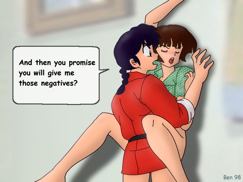 1990s 1998 20th_century ben_(artist) clothed_sex clothing nabiki_tendo ranma-kun ranma_1/2 ranma_saotome sex