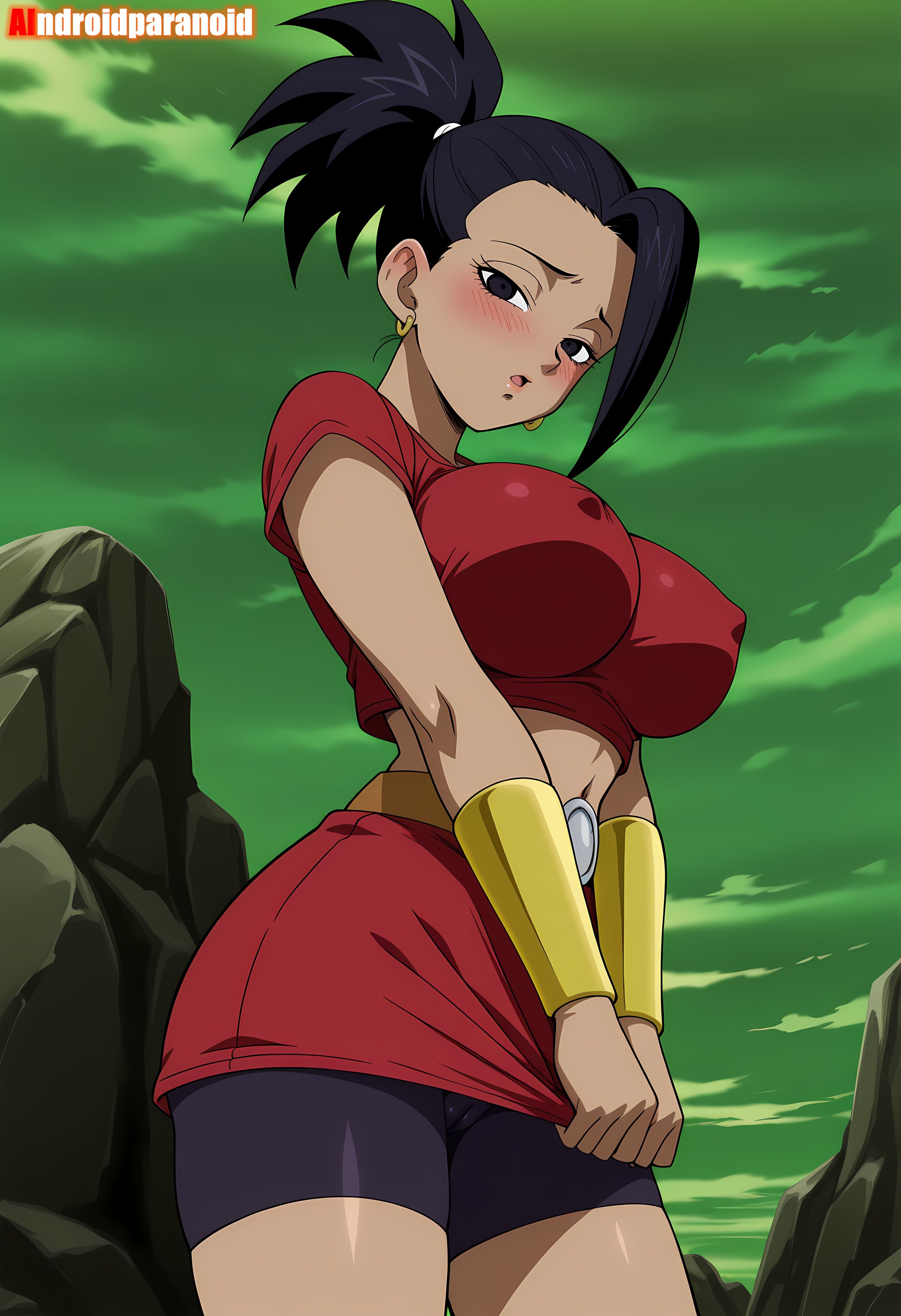 1girls, ai generated, aindroidparanoid, ass, big ass, big breasts, big butt, breasts, busty, curvy, cute, dark skin, dragon ball, dragon ball super, dragon ball z, embarrassed, fat ass, female, female only, hair, hi res, hips, huge ass, huge breasts, human, kale, large ass, large breasts, legs, narrow waist, shy, slim waist, solo, tagme, thick ass, thick thighs, voluptuous, waist, wide hips