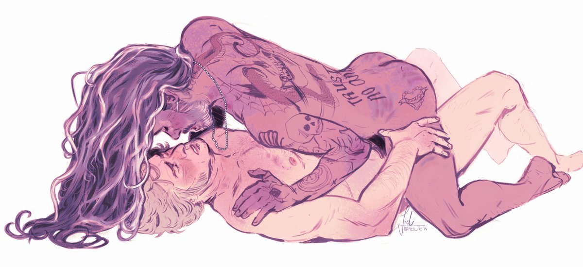 2boys 2males almost_kissing beard blackbeard blush blush edward_teach fidi_nsfw fidisart frottage gay hair_flowing_over hand_on_partner's_thigh hand_on_shoulder hand_on_thigh implied_frottage limited_palette long_hair long_hair_male lying lying_down lying_on_back male_only no_visible_genitalia old_man_yaoi our_flag_means_death pearl_necklace pirate pleasure_face stede_bonnet tattoos tattoos_everywhere touching yaoi