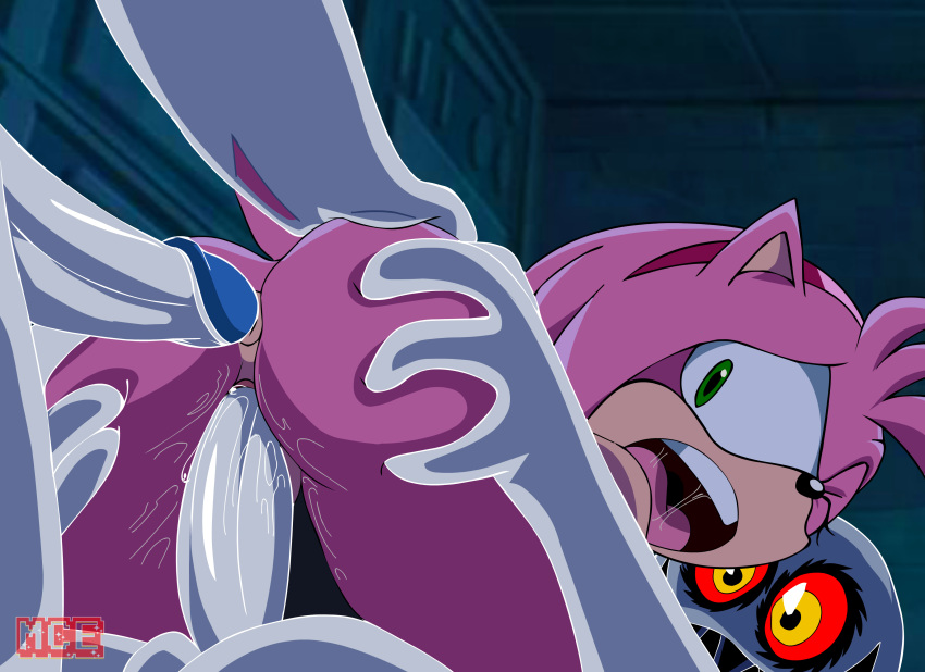 amy_rose anthro ass boo_(sonic) color forced furry ghost green_eye hands_on_ass headband imminent_sex one_eye_closed penetration pink_hair pussy_juice rape red_sclera sex sonic_(series) sonic_team sonic_x tail uncensored vaginal_penetration yellow_eyes