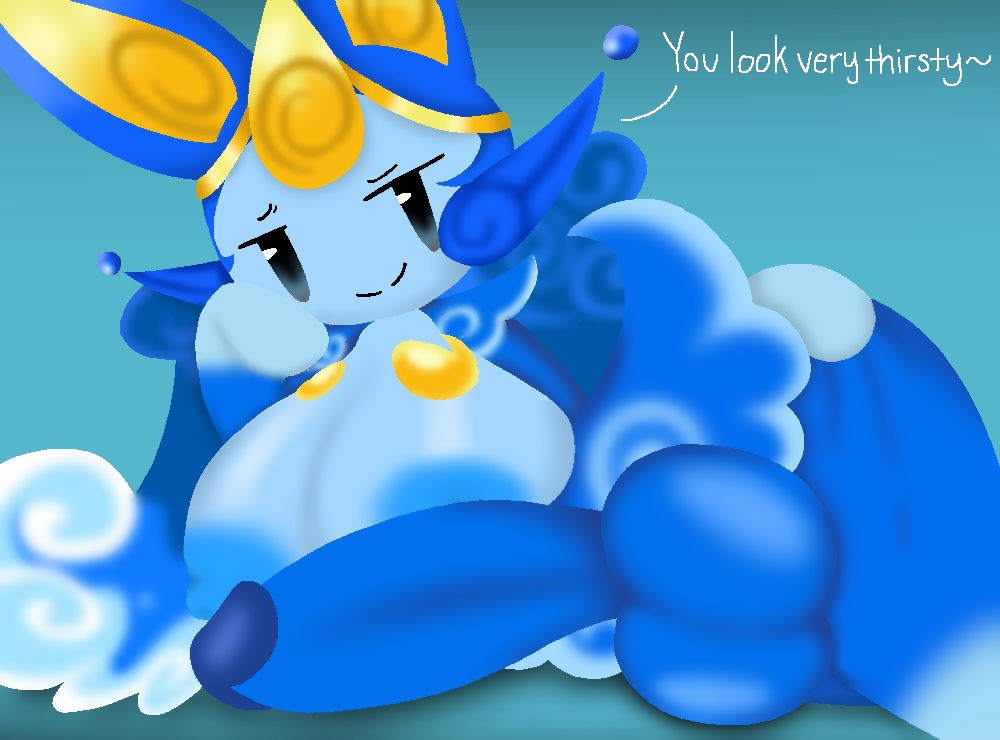 1dickgirl, 1futa, 2026, anthro, areolae, background, balls, blue areola, blue background, blue balls, blue fur, blue penis, blue skin, breasts, completely nude, completely nude anthro, completely nude futa, completely nude futanari, dickgirl, digital drawing (artwork), digital media (artwork), ear, elemental creature, elemental pixies, english, english text, eyebrows raised, fur, futa focus, futa only, futanari, genitals, grabbing thighs, hair, intersex, long ears, long hair, looking at viewer, lying, lying on side, marinmizu, marinmizu (the battle cats), medium breasts, medium penis, nude, nude anthro, nude futa, nymph, penis, pinap juice, seductive, seductive look, seductive smile, self upload, smug, smug expression, smug grin, smug smile, solo, talking, talking to viewer, text, the battle cats, thighs, water, water hair