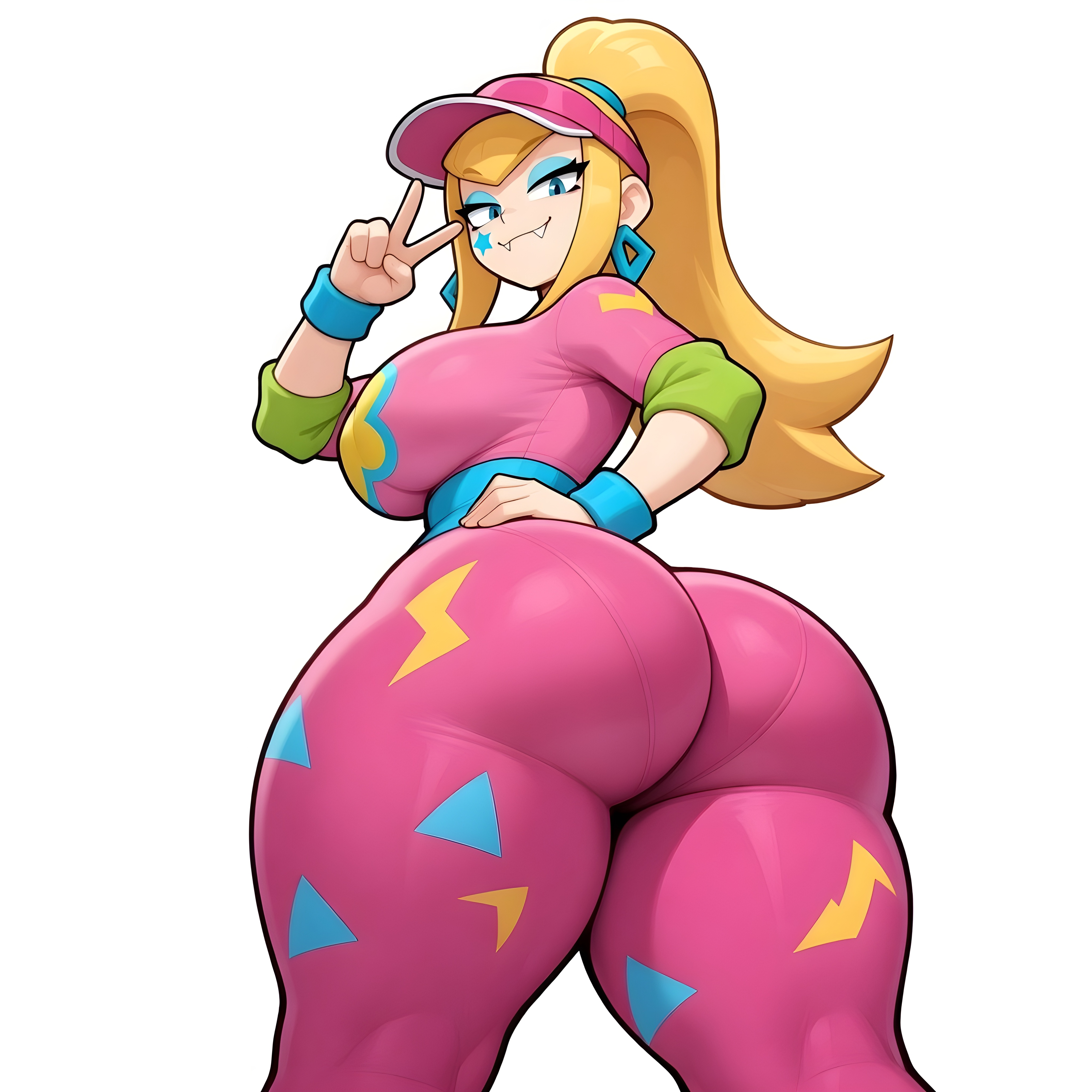 1girls, ai generated, big ass, big breasts, big butt, brasil louco, brawl stars, bubble ass, bubble butt, curvaceous, curvy, curvy body, curvy female, curvy figure, female, female focus, female only, fit, fit female, full body, fully clothed, gigantic ass, huge breasts, large ass, looking at viewer, looking back, looking back at viewer, looking down, melodie (brawl stars), pump it melodie (brawl stars), seducing, seducing viewer, seductive, seductive look, seductive pose, seductive smile, sexy, sexy body, sexy pose, simple background, solo, solo female, solo focus, supercell, tagme, thick, thick ass, thick body, thick butt, thick legs, thick thighs, voluptuous, voluptuous body, voluptuous female, white background