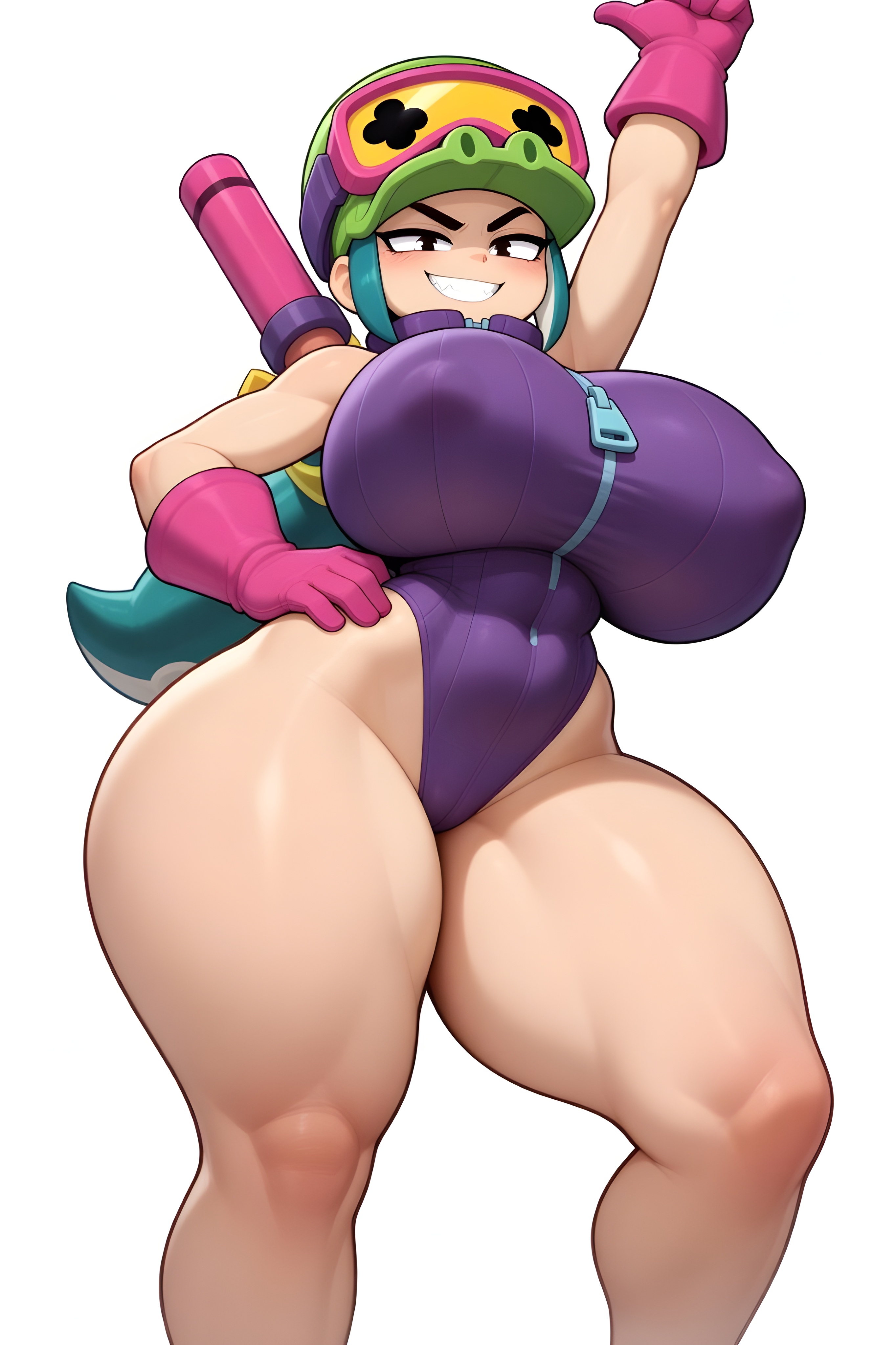 1female, 1girls, ai generated, alli (brawl stars), big ass, big breasts, big butt, brasil louco, brawl stars, bubble ass, bubble butt, curvaceous, curvy, curvy body, curvy female, curvy figure, dominant, dominant female, female, female focus, female only, full body, fully clothed, giant ass, giant breasts, gigantic ass, huge breasts, large ass, looking at viewer, looking down, milf body, seducing, seducing viewer, seductive, seductive look, seductive pose, seductive smile, sexy, sexy body, sexy pose, simple background, solo, solo female, solo focus, supercell, tagme, thick, thick ass, thick body, thick butt, thick legs, thick thighs, voluptuous, voluptuous body, voluptuous female, white background