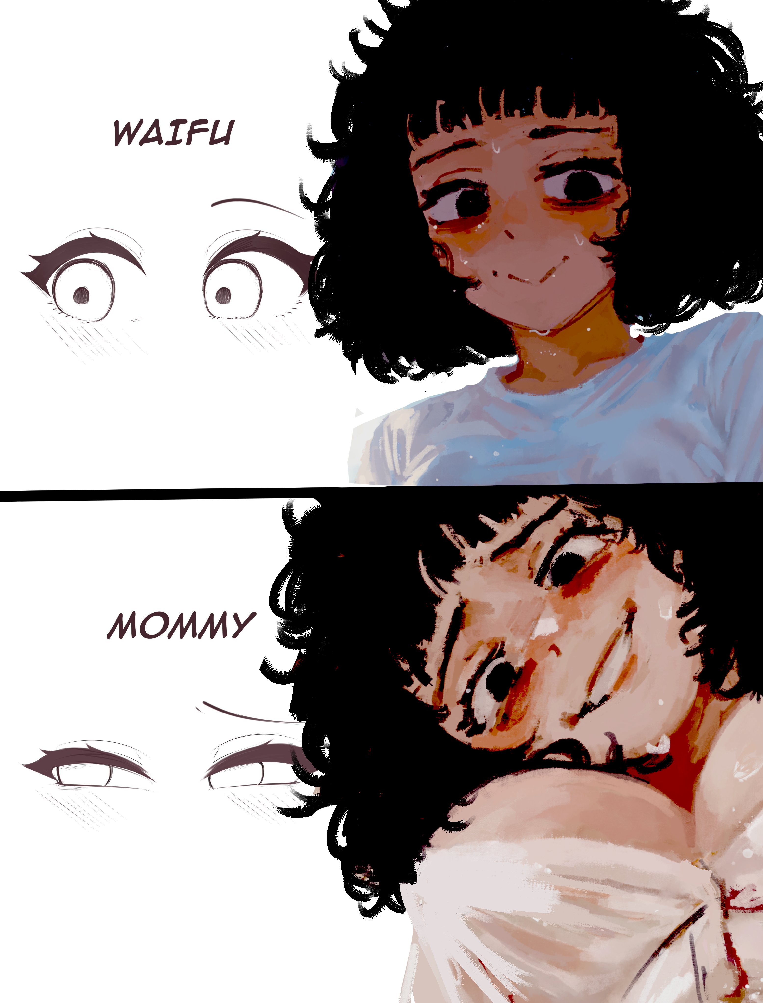 casato, different eyes, ellie (casato), female, horny female, whore eyes