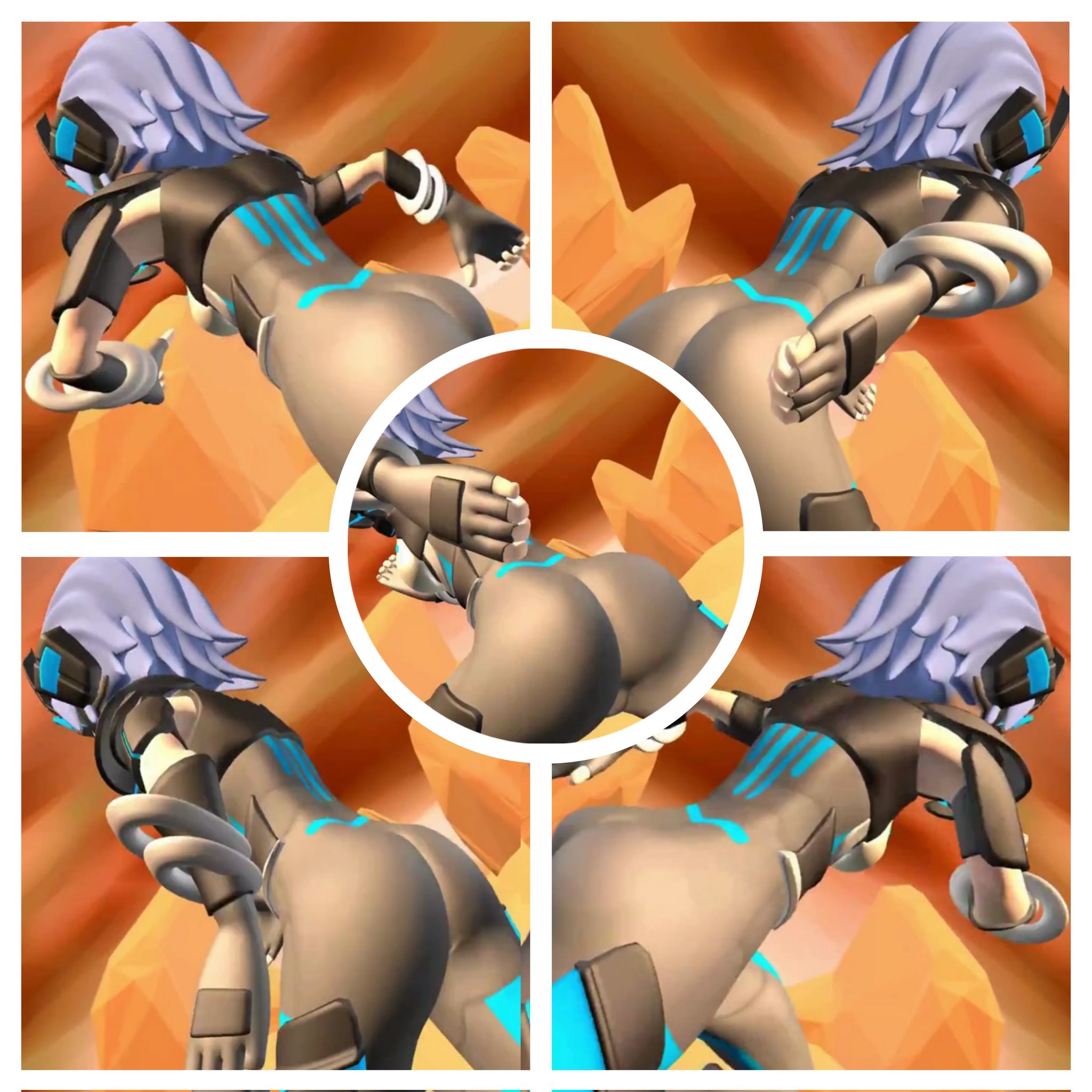 3d, 3d (artwork), ass, ass focus, cloe, cloe (desafio champions sendokai), desafio champions sendokai, desafio champions sendokai cloe, render, sendokai, sendokai champions, sendokai champions cloe, sendokai cloe