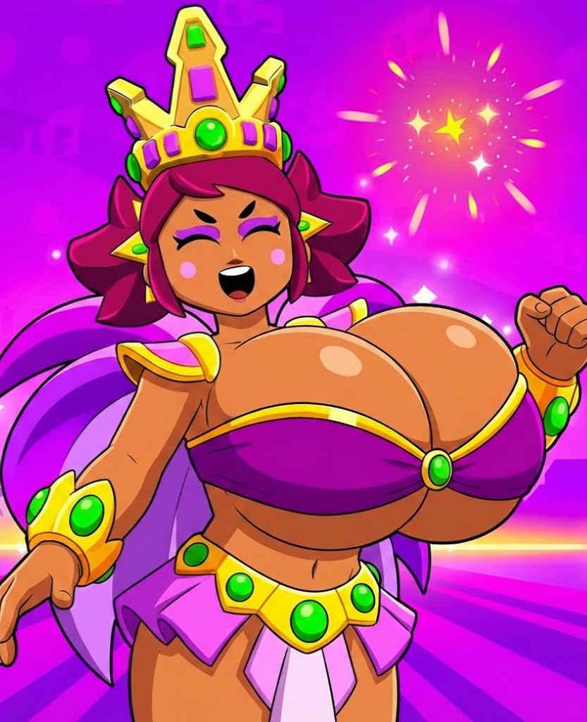 big breasts, bikini, brawl stars, carnaval mandy (brawl stars), mandy (brawl stars)