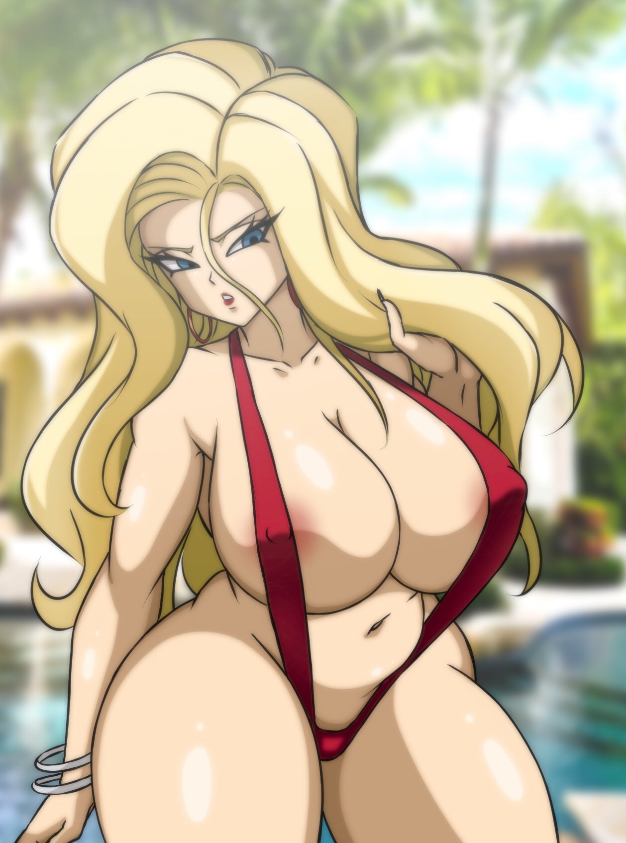 darwaarts oc original_character solo_female swimsuit victoria_raxell_(darwaarts)