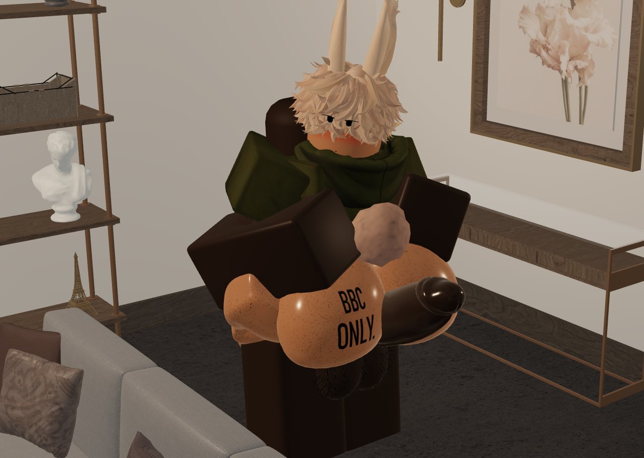 2boys before_sex blonde_hair bubble_butt carrying carrying_partner cock_worship dark-skinned_male fat_ass gay good_comforter hard_on messy_hair oiled_skin roblox roblox_avatar robloxian sandwiched shortstack voluptuous_male