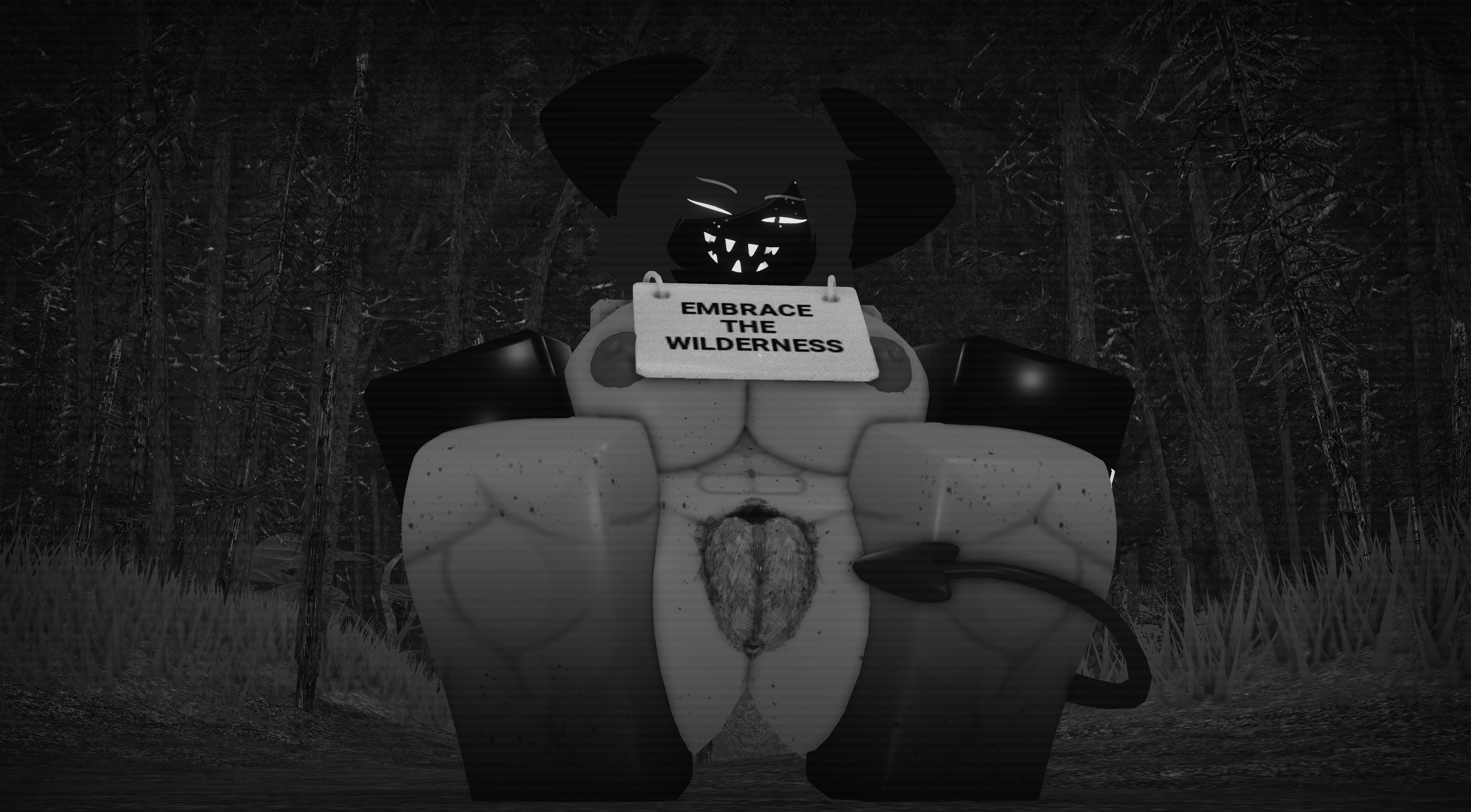 1girls, 3d, alternate version available, demon, demon girl, eldie (lampshaderr34), female, female only, lampshaderr34, presenting, roblox, robloxian, tagme