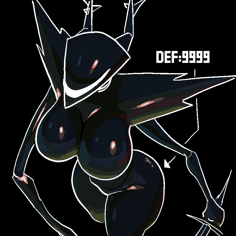 1girls 2025 2d 2d_(artwork) alternate_body_type ass big_ass big_breasts big_butt black_background black_body breasts conadolpomp deltarune female female_only solo solo_female the_knight_(deltarune) the_roaring_knight undertale_(series)