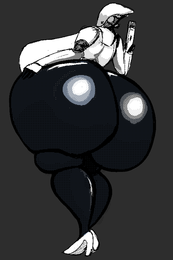 1girls ass_bigger_than_head ass_bigger_than_torso enormous_ass haydee haydee_(game) hyper hyper_ass hyper_breasts solo_female tagme unfunvalentine