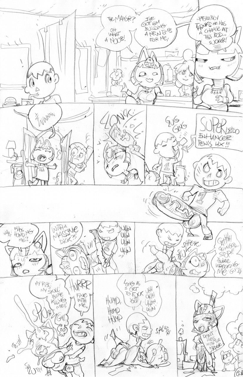 animal_crossing ankha anthro big_penis chalk8 comic cum cum_through death death_by_penis death_by_snoo_snoo dialogue female female_death fucked_to_death guro human_on_anthro isabelle_(animal_crossing) knocked_out mamabliss penis penis_growth public_humiliation raped raped_to_death straight tagme vaginal_penetration villager_(animal_crossing) x_eyes