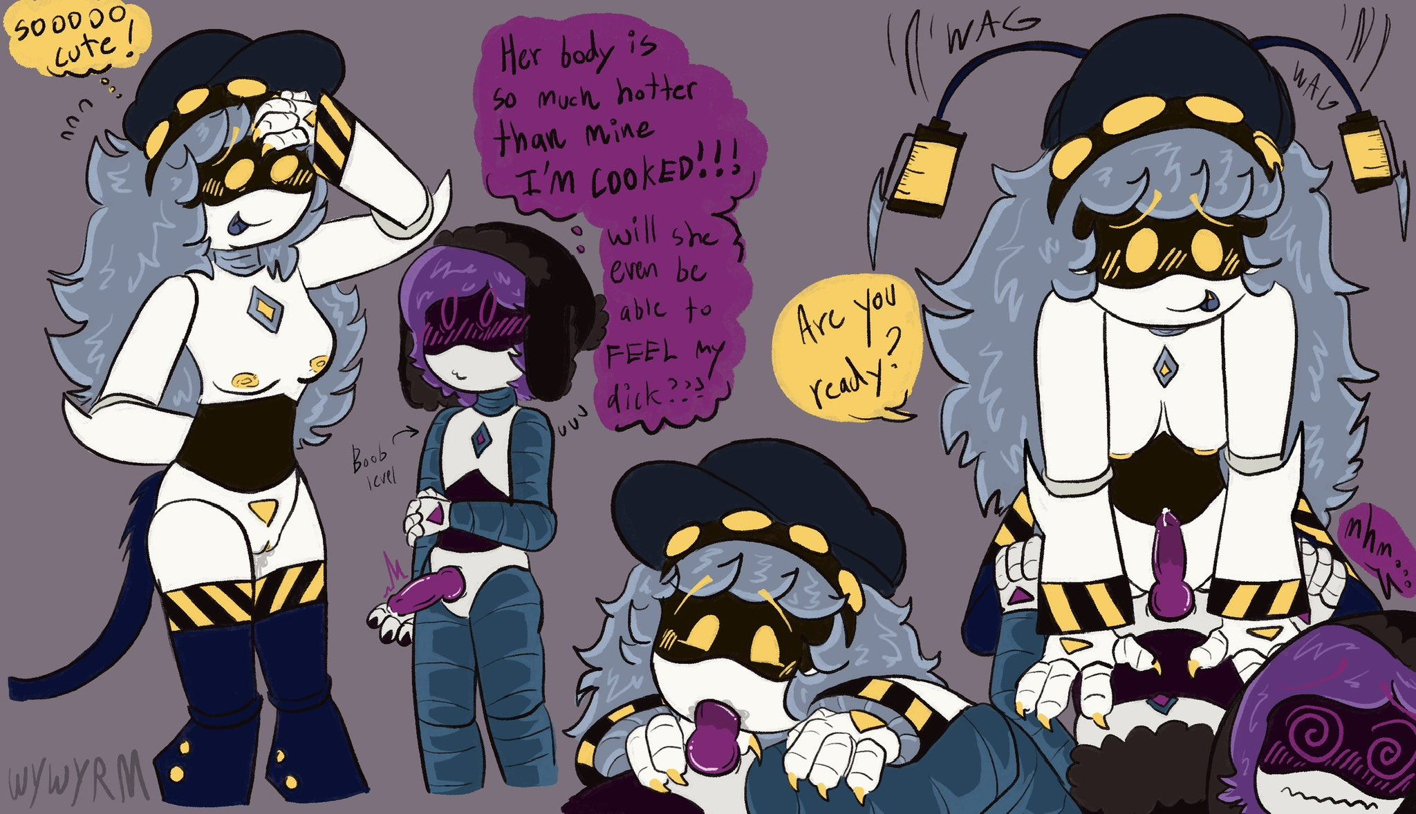 1boy, 1girls, 2d, bigger female, canon couple, disassembly drone, fellatio, female, female penetrated, genderswap, genderswap (ftm), genderswap (mtf), glitch productions, imminent sex, male, male penetrating, male penetrating female, male/female, murder drones, n (murder drones), naked, oral, oral penetration, penetration, robot, robot boy, robot girl, robot humanoid, rule 63, screen face, sex, smaller male, uzi (murder drones), white body, worker drone, wywyrm