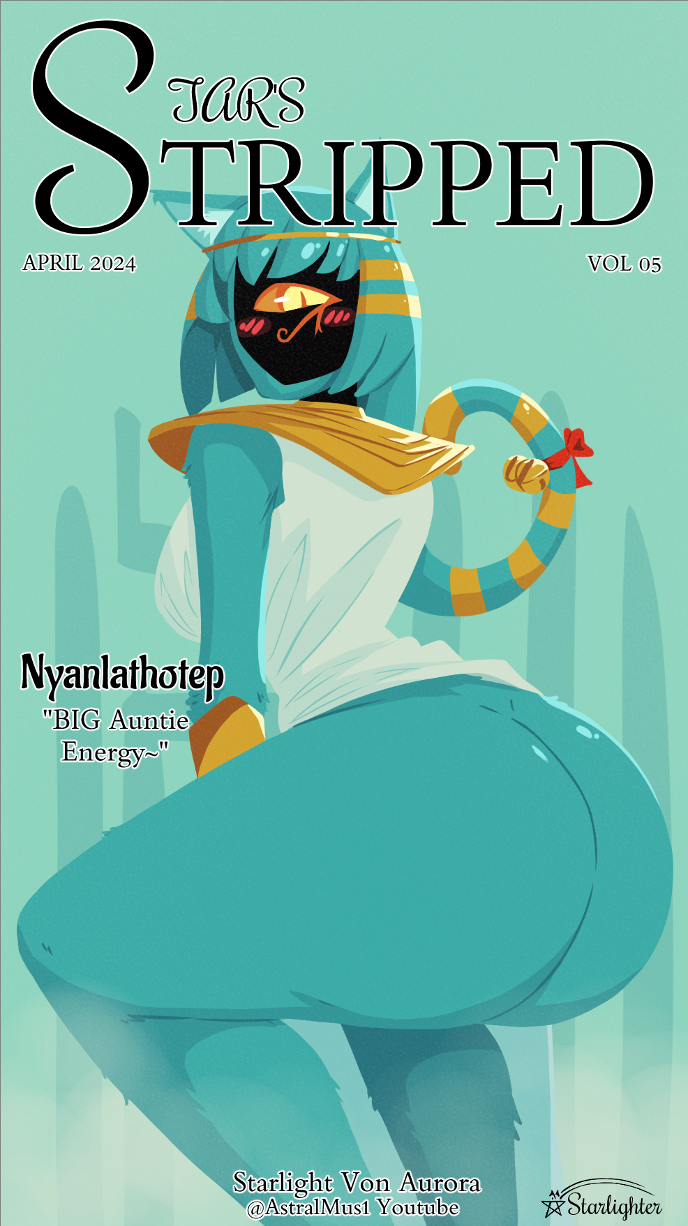 ass blush blush female nyanlathotep starlighterxeta sucker_for_love tail