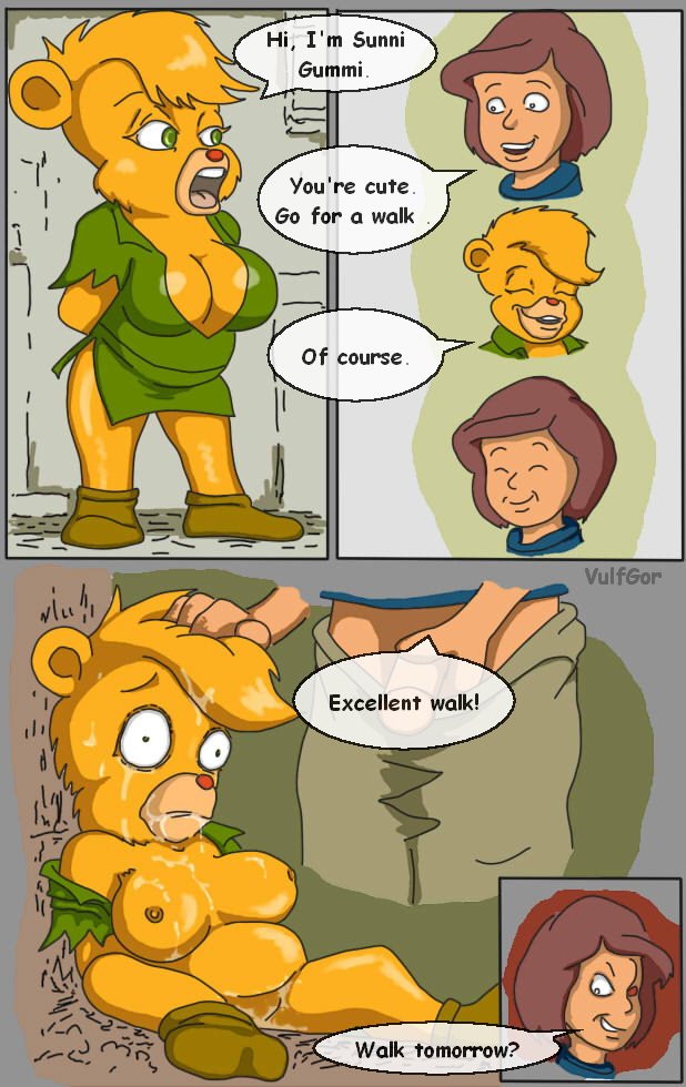 adventures_of_the_gummi_bears cavin_(gummi_bears) disney furry nipples rape sunni_gummi tagme vylfgor yellow_fur yellow_skin