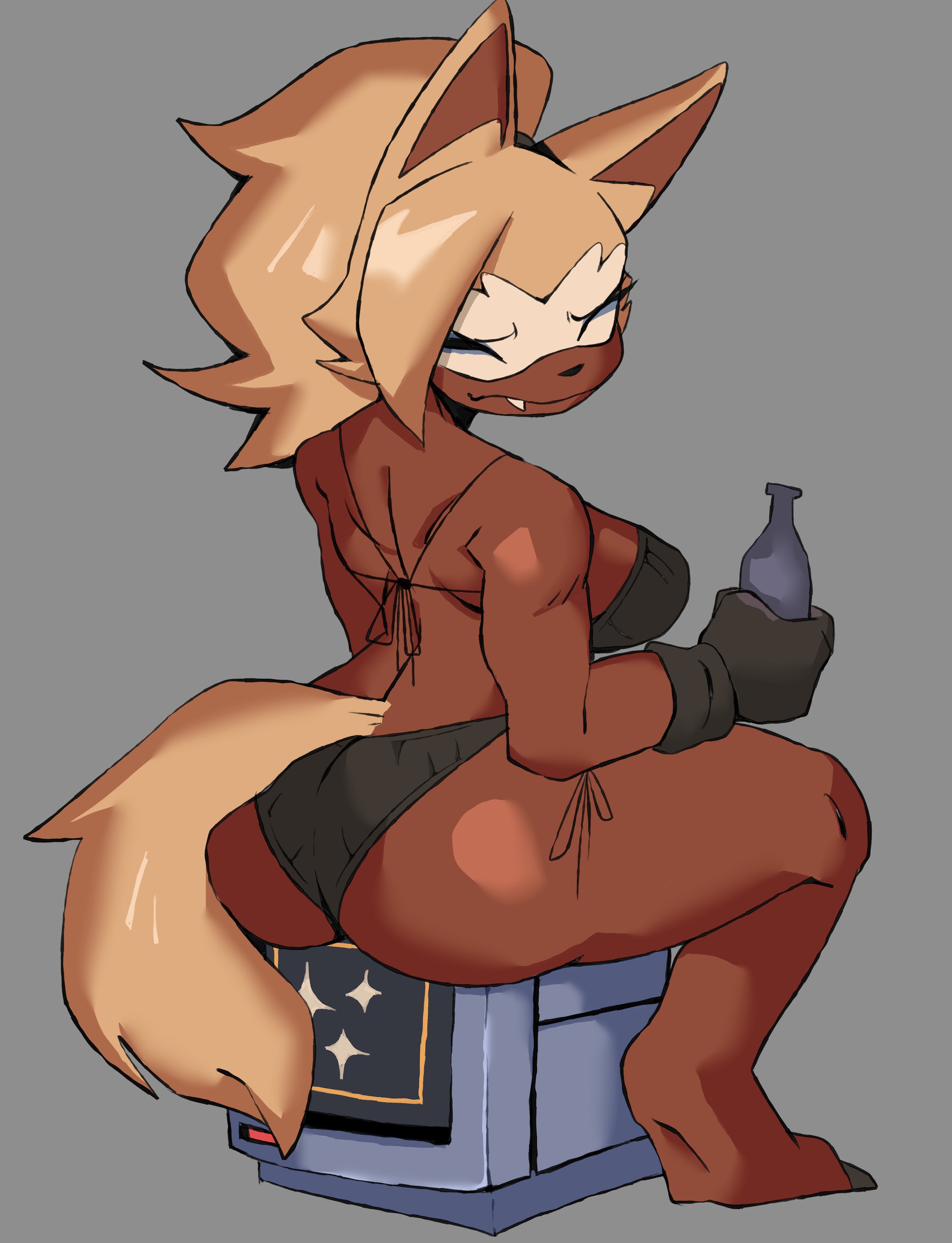 1girls, 2026, 2d, 2d (artwork), 2d artwork, aaron the 2nd, anthro, ass, big ass, bikini, bikini bottom, bikini top, black bikini, black bikini bottom, black gloves, blonde, blonde female, blonde hair, blonde hair female, blonde-haired female, bottle, breasts, brown fur, canid, canine, canis, clothed, clothed female, digital art, digital drawing (artwork), digital media (artwork), female, furry, furry female, gloves, holding object, idw publishing, looking back, mobian, mobian (species), ponytail, ponytail female, sega, sitting, solo, sonic (series), sonic the hedgehog (comics), sonic the hedgehog (idw), sonic the hedgehog (series), tagme, whisper the wolf, wolf, wolf ears, wolf girl, wolf tail