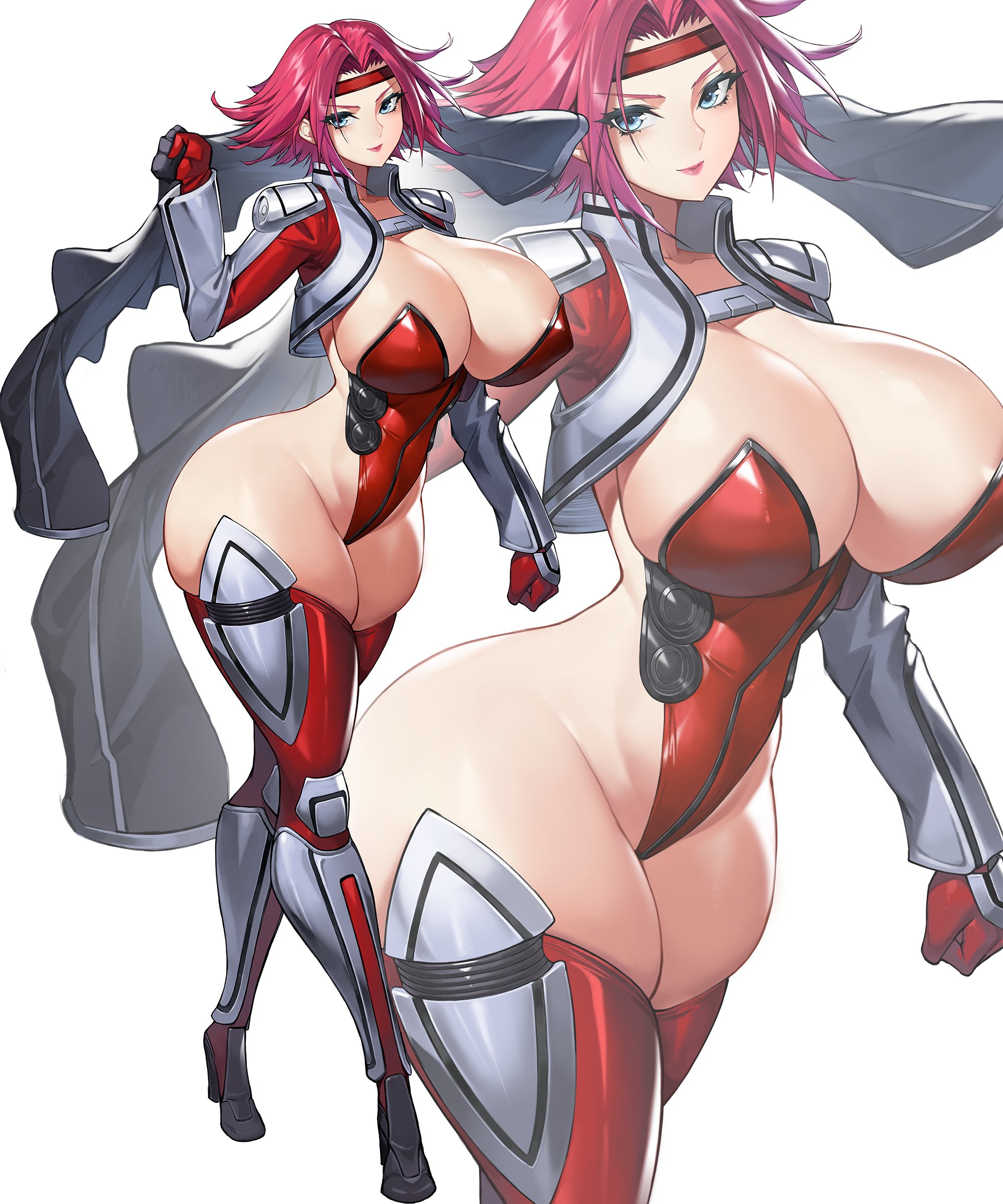 1girls, 2d, 2d (artwork), big breasts, breasts, code geass, female, female focus, female only, gurim jang, kallen stadtfeld, large boobs, large breasts, light skin, light-skinned female, red hair, redhead female, redheaded female, solo, solo female, solo focus, thick thighs, thighs, voluptuous, voluptuous female