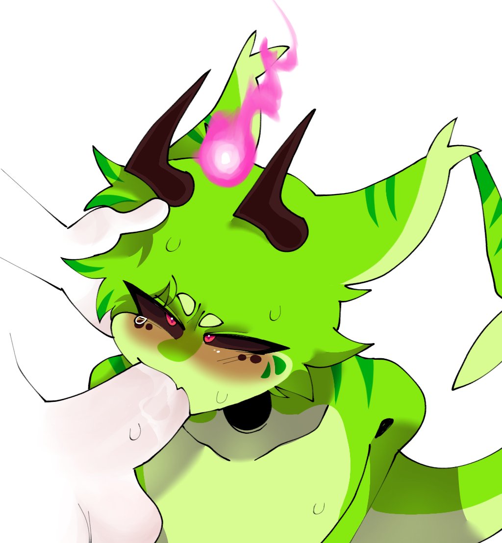 1boy, 1other, 2023, ambiguous gender, anon, fellatio, furry, hellinaspider, kaiju paradise, male, male/ambiguous, offscreen character, oral, oral sex, roblox, roblox game, shark, simple background, sweating, tagme, watermelon shork (kaiju paradise)